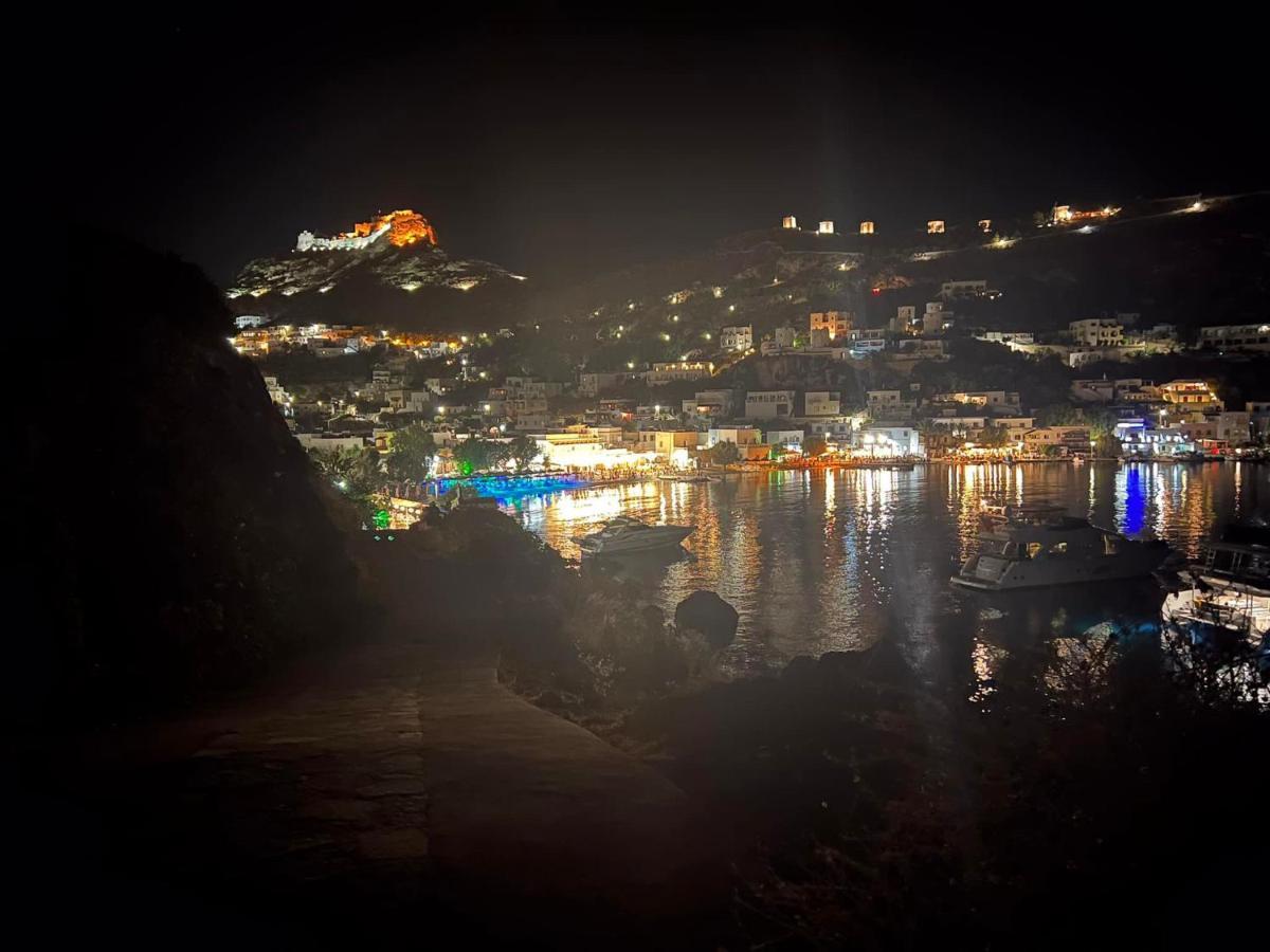 Ονειρόπετρα Λέρος~Oneiropetra Leros Apartman Pandéli Kültér fotó