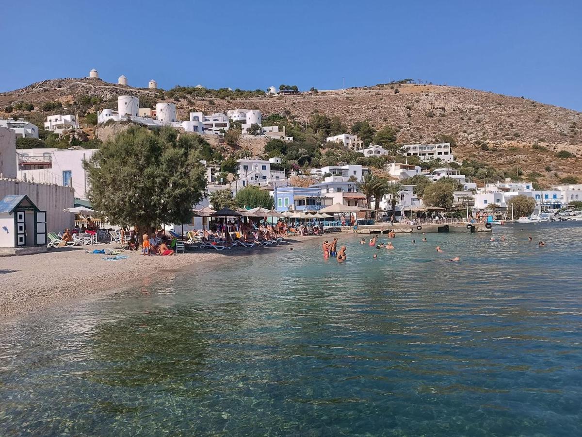 Ονειρόπετρα Λέρος~Oneiropetra Leros Apartman Pandéli Kültér fotó